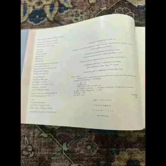 1997 Late Naomi's Home Companion Cookbook Recipes by Naomi Judd First Printing - Picture 8 of 9